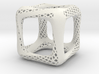 Perforated Twisted Cube 3d printed 