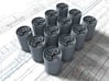 1/192 Royal Navy MKVII Depth Charges x12 3d printed 1/192 Royal Navy MKVII Depth Charges x12