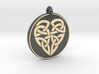 Heart - Round Celtic Pendant 3d printed 