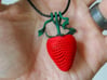 Strawberry Pendant 3d printed 
