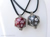 Dice Pendant - D20 - 22 mm (MTG Spindown) 3d printed Also available for 20 mm RPG d20 dice