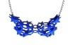 Conectate Necklace 3d printed Royal Blue Strong &  Flexible