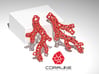 Red Coral Earring 3d printed 