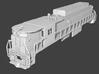 NE3307 N scale E33 loco - Conrail 4608 3d printed 