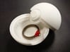 Pokeball Ring Box 3d printed White Strong and Flexible