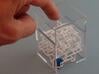 "Bare Bones" - 3D Rolling Ball Maze in Clear Case( 3d printed close the case