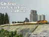 N Scale Wind Turbine Mounts - 3 Pack (Part 1 of 2) 3d printed 
