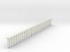 Metal sheet piling w/ covering crossbeam (N 1:160) 3d printed 