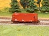 Ballast Hopper Car - Z scale 3d printed Painted & Detailed by Kevin Smith @kevsmiththai