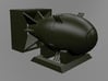 Fat Man Model With Display Stand 3d printed 