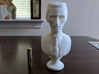 Nikola Tesla Bust Large 3d printed AAA Battery for scale.