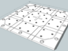 SciFi Tile X1 - Landing Pad 3d printed Final landing pad assembled using the tiles.