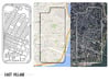 East Village NYC Neighborhood Map iPhone 5/5s Case 3d printed 