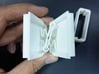 Ultra Slim Ring Box with Spinning Ring Feature 3d printed Ring holder can accommodate a band width of about 4mm.