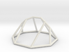 Minimal "irregular" polyhedron 3d printed 