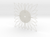 Sunburst Clock - Blossom 3d printed 