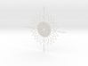 Sunburst Clock - Willow 3d printed 