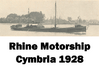 Rhine River Motorship Cimbria/Normannia 1928 3d printed 