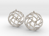 Pair of Volleyball Earrings 3d printed 