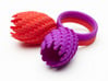 Ring Bluups TROPICAL MOOD 3d printed Bluups Tropical Mood Ring combined in red and purple
