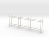 10' Straight Fence Frame, 3-Bay (2 ea.) 3d printed Part # CL-10-019