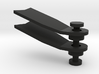 Minifig Apnoe Fins with angled blade 3d printed 