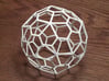 Pentagonal Hexecontehedron, large 3d printed 60 sided polyhedron - photo is of a 3" diameter one