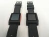 Pebble 2 Smartwatch Replacement Case 3d printed Side by side with the original