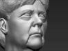 Angela Merkel bust 3d printed 