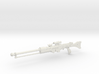 1:12 Miniature Imperial Sniper Rifle 3d printed 