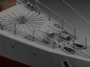 P boat Fore deck equipment set 1/48 3d printed 