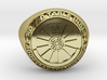 Round Table India signet ring  3d printed Genuine Gold 18K
