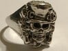 Skull Ring  3d printed 