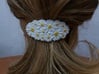 Hair Barrete with Daisies 60-76 3d printed 