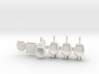 Toilet and urinals 01.  1:22.5 Scale 3d printed 