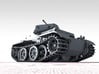 1/87 (HO) German Pz. Kpfw II Ausf J Recon. Tank 3d printed 3d render showing product detail