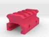 Nerf Rail to Picatinny Rail Adapter (4 Slots) 3d printed 