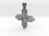 Zia's Sun spiral [pendant] 3d printed 