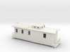 S Scale Caboose with Interior 3d printed This is a render not a picture