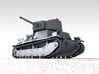 1/160 SARL 42 Tank FCM 3 Man Turret 47mm SA37 Gun 3d printed 3D render showing product detail