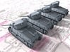 1/285 (6mm) French SARL 42 Medium Tanks x4 3d printed 1/285 (6mm) French SARL 42 Medium Tanks x4
