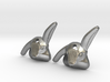 Bibo- rabbit earings 3d printed 
