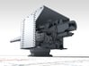 1/100 German 15 cm/45 (5.9") SK L/45 Gun w. Shield 3d printed 3d render showing product detail