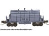 1967 NSC 35' Ore Hopper ONT in N Scale 3d printed Preview With Trucks 