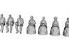 1/43 Scale Early Victorian Figures x 10 Seated 3d printed 