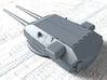 1/200 H Class 40.6cm (16") SK C/34 Guns Blast Bags 3d printed 3D render showing Anton and Dora Turret detail
