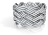 Turk's Head Knot Ring 6 Part X 9 Bight - Size 7 3d printed 