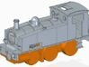 Hudswell Clarke 0-6-0 shunter (for RTR chassis) 3d printed CAD render - chassis not included, shown for illustration only
