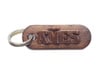 AÑES Personalized keychain embossed letters 3d printed 