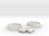 WHALE Complete Fan Shroud & Hinged Vanes Set (x2) 3d printed 
